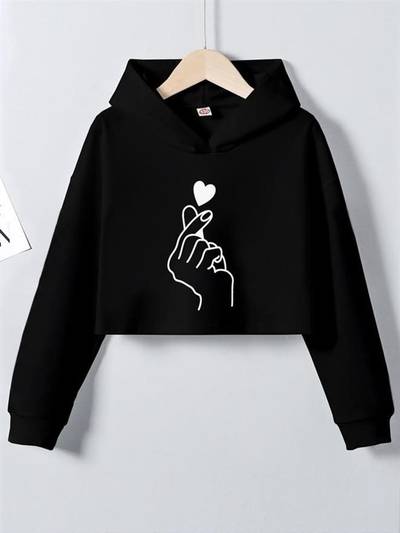 Crop sweatshirts and Hoodies