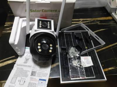 Solar CCTV camera