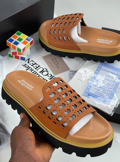 Alexander McQueen luxury slippers