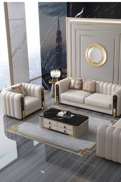 🤍 ROYAL WHITE LUXURY SOFA - EXECUTIVE CLASS 🤍 Pure luxury, no filter!