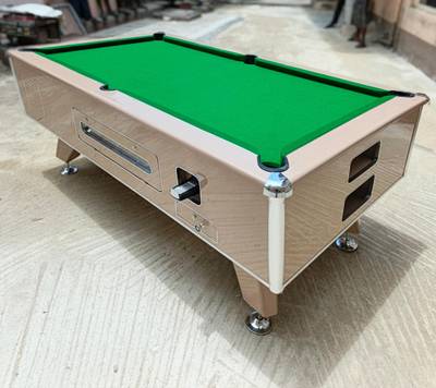Marble and coin operated Snooker board