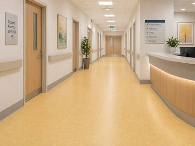 Homogeneous hospital vinyl floor in abuja
